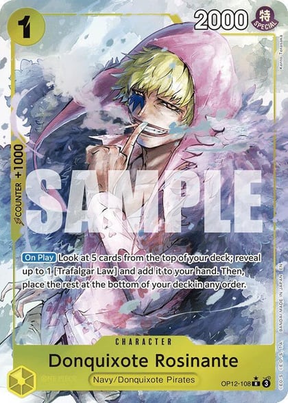 Donquixote Rosinante (108) (Alternate Art), Legacy of the Master OP12-108