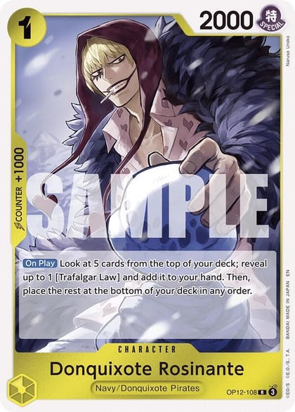 Donquixote Rosinante (108), Legacy of the Master OP12-108