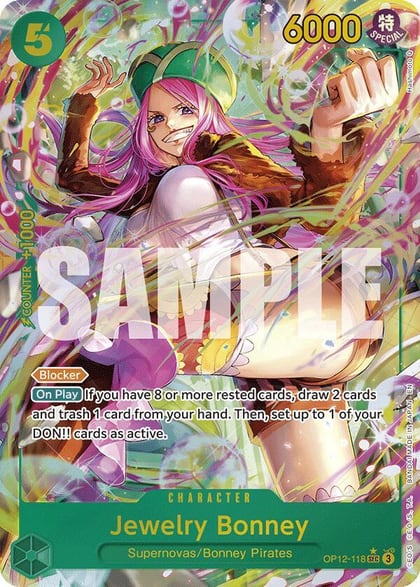 Jewelry Bonney (118) (Alternate Art), Legacy of the Master OP12-118