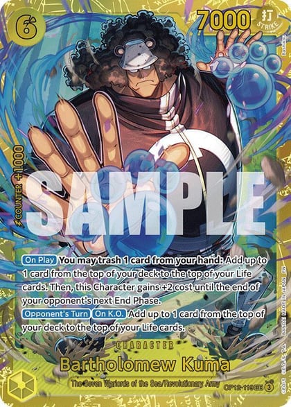 Bartholomew Kuma, Legacy of the Master OP12-119