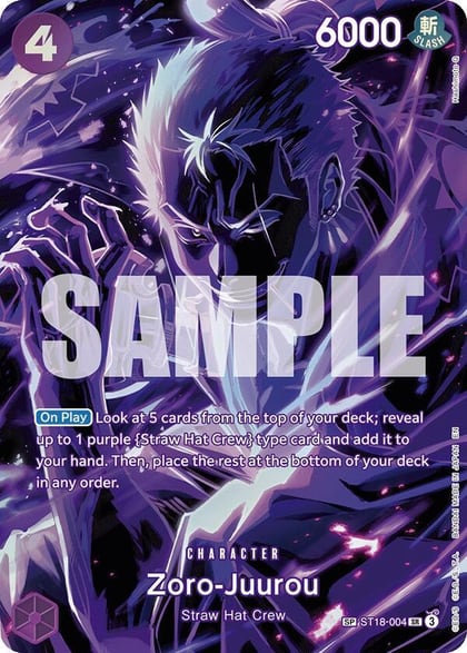 Zoro-Juurou (SP), Legacy of the Master ST18-004