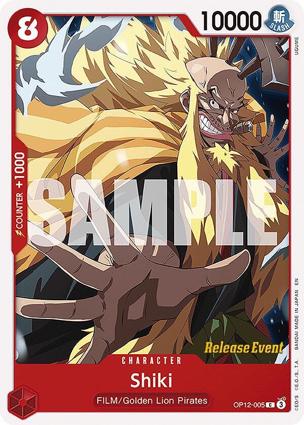Shiki, Legacy of the Master Release Event Cards OP12-005