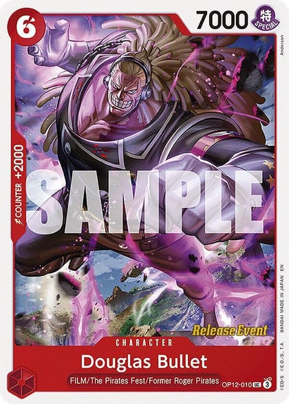 Douglas Bullet, Legacy of the Master Release Event Cards OP12-010