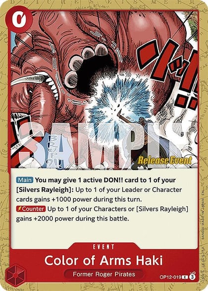 Color of Arms Haki, Legacy of the Master Release Event Cards OP12-019