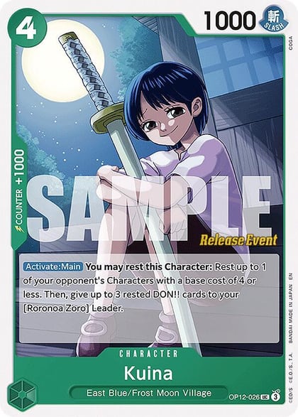 Kuina, Legacy of the Master Release Event Cards OP12-026