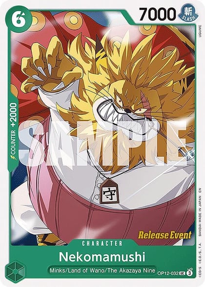 Nekomamushi, Legacy of the Master Release Event Cards OP12-032