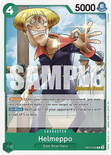 Helmeppo, Legacy of the Master Release Event Cards OP12-033