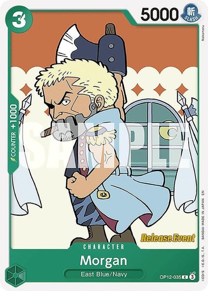 Morgan, Legacy of the Master Release Event Cards OP12-035