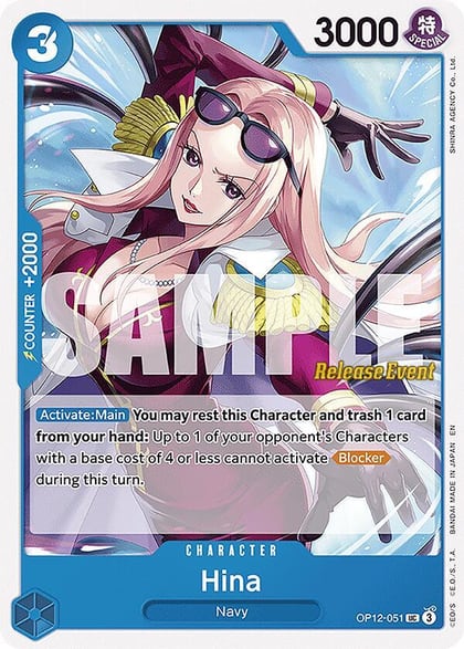 Hina, Legacy of the Master Release Event Cards OP12-051