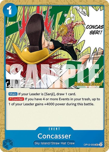 Concasser, Legacy of the Master Release Event Cards OP12-059