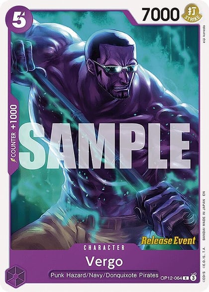 Vergo, Legacy of the Master Release Event Cards OP12-064