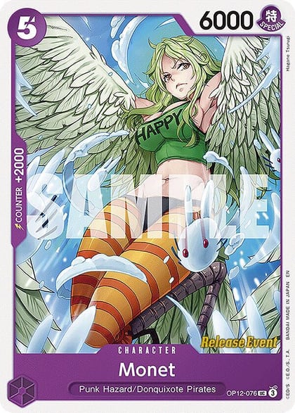 Monet, Legacy of the Master Release Event Cards OP12-076