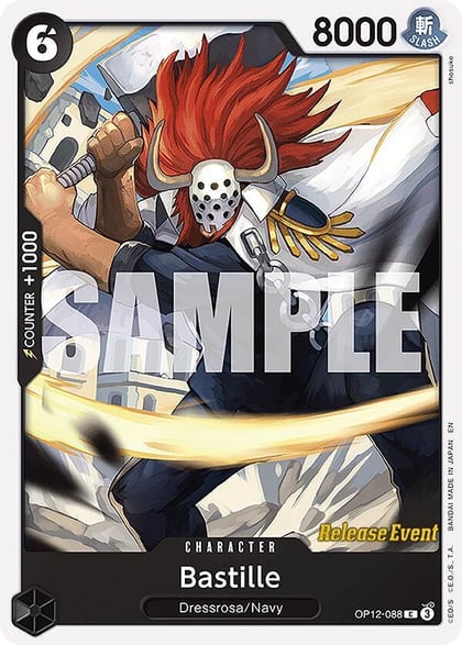 Bastille, Legacy of the Master Release Event Cards OP12-088