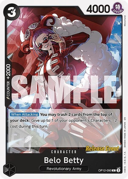 Belo Betty, Legacy of the Master Release Event Cards OP12-090