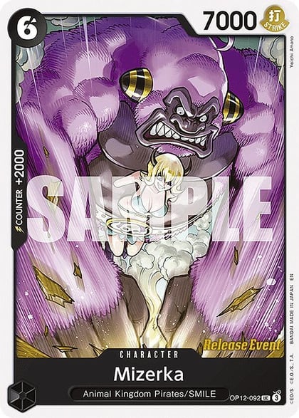 Mizerka, Legacy of the Master Release Event Cards OP12-092
