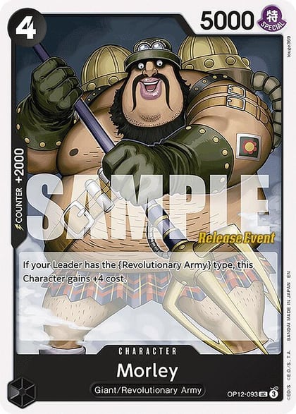 Morley, Legacy of the Master Release Event Cards OP12-093