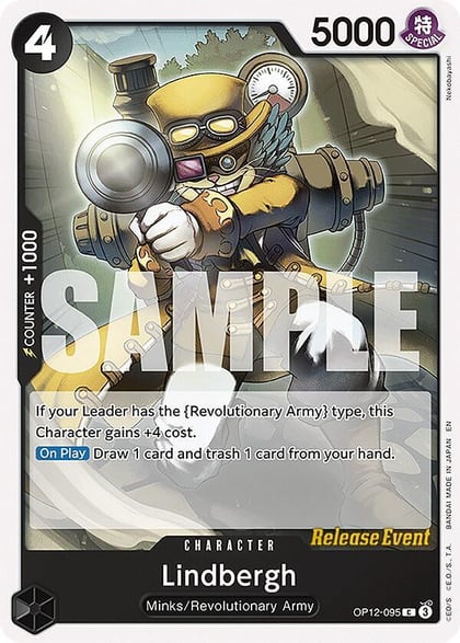 Lindbergh, Legacy of the Master Release Event Cards OP12-095