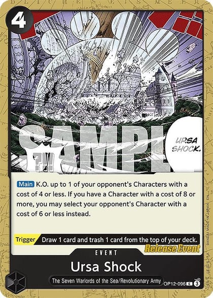 Ursa Shock, Legacy of the Master Release Event Cards OP12-096