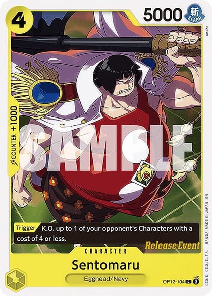 Sentomaru, Legacy of the Master Release Event Cards OP12-104