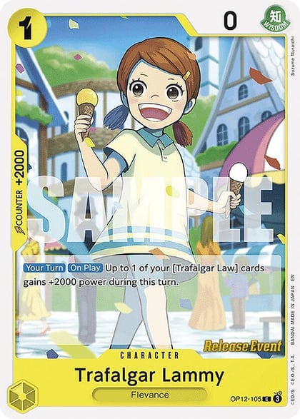 Trafalgar Lammy, Legacy of the Master Release Event Cards OP12-105