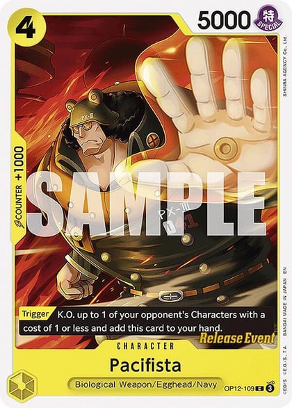 Pacifista, Legacy of the Master Release Event Cards OP12-109