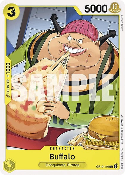 Buffalo, Legacy of the Master Release Event Cards OP12-110