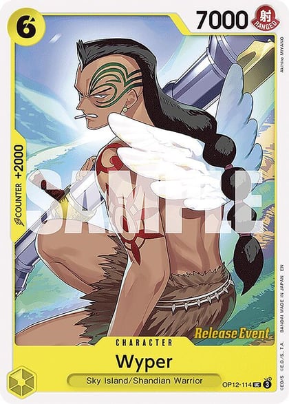 Wyper, Legacy of the Master Release Event Cards OP12-114