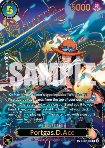 Portgas.D.Ace - EB02-028 (SP), Carrying On His Will EB02-028