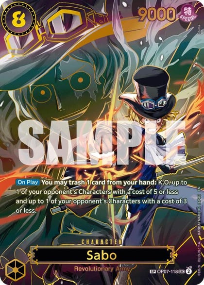 Sabo - OP07-118 (SP), Carrying On His Will OP07-118