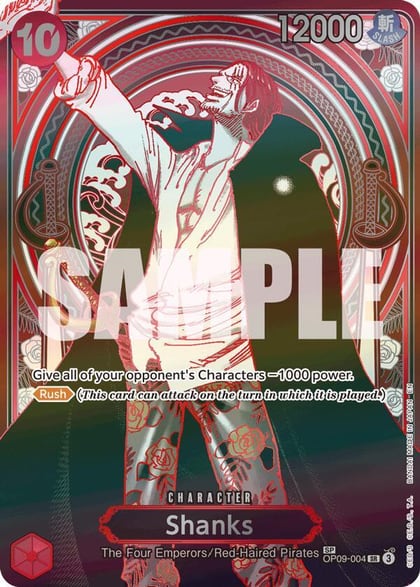 Shanks - OP09-004 (SP) (Silver), Carrying On His Will OP09-004