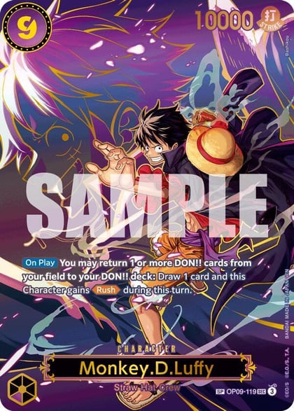 Monkey.D.Luffy - OP09-119 (SP), Carrying On His Will OP09-119
