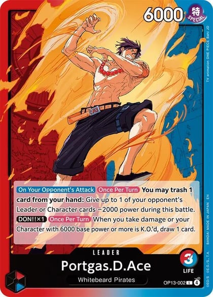 Portgas.D.Ace (002), Carrying On His Will OP13-002