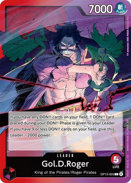 Gol.D.Roger (003), Carrying On His Will OP13-003