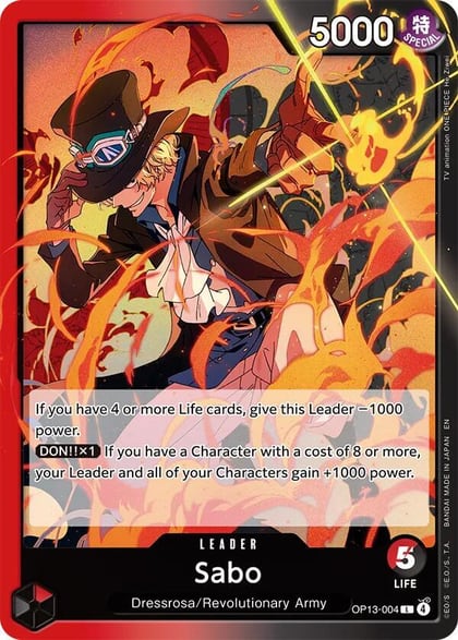 Sabo (004), Carrying On His Will OP13-004
