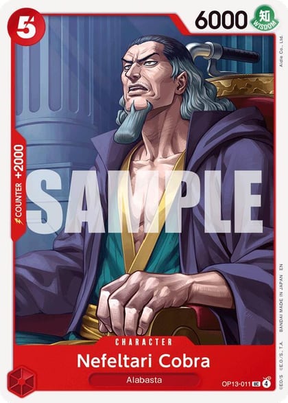 Nefeltari Cobra, Carrying On His Will OP13-011