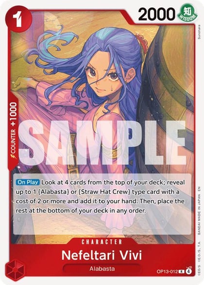 Nefeltari Vivi, Carrying On His Will OP13-012