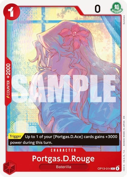 Portgas.D.Rouge, Carrying On His Will OP13-014