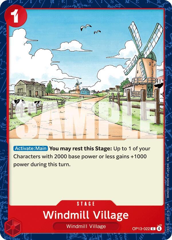 Windmill Village, Carrying On His Will OP13-022