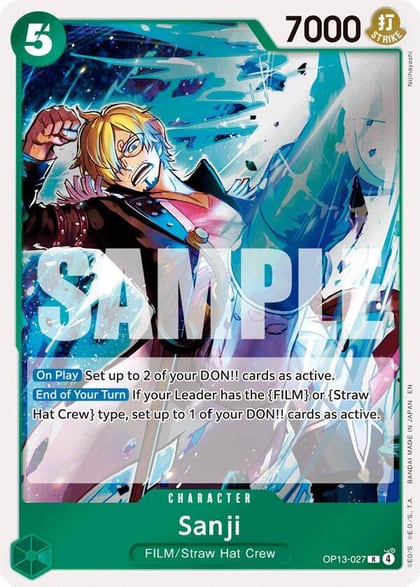 Sanji, Carrying On His Will OP13-027