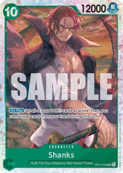 Shanks (028), Carrying On His Will OP13-028
