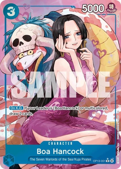 Boa Hancock (Alternate Art), Carrying On His Will OP13-051
