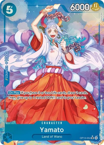 Yamato (Alternate Art), Carrying On His Will OP13-054