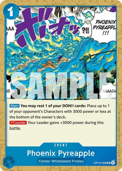 Phoenix Pyreapple, Carrying On His Will OP13-058