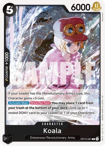 Koala, Carrying On His Will OP13-081