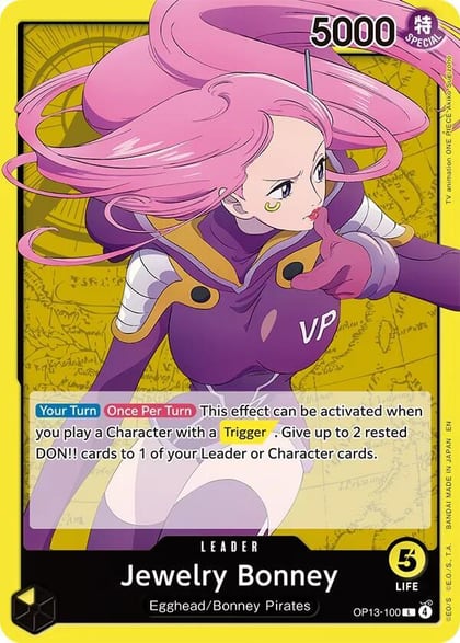 Jewelry Bonney (100), Carrying On His Will OP13-100