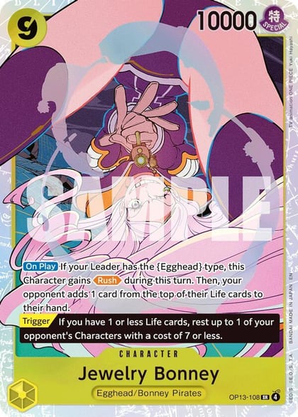Jewelry Bonney (108), Carrying On His Will OP13-108