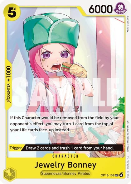 Jewelry Bonney (109), Carrying On His Will OP13-109