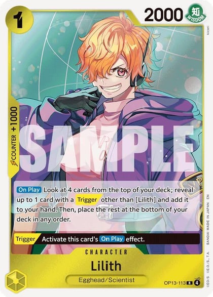Lilith, Carrying On His Will OP13-113