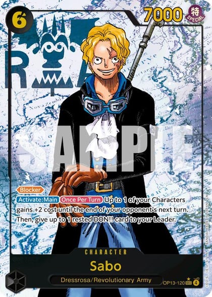 Sabo (120) (Parallel), Carrying On His Will OP13-120