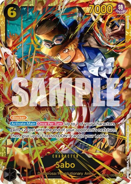 Sabo (120), Carrying On His Will OP13-120
